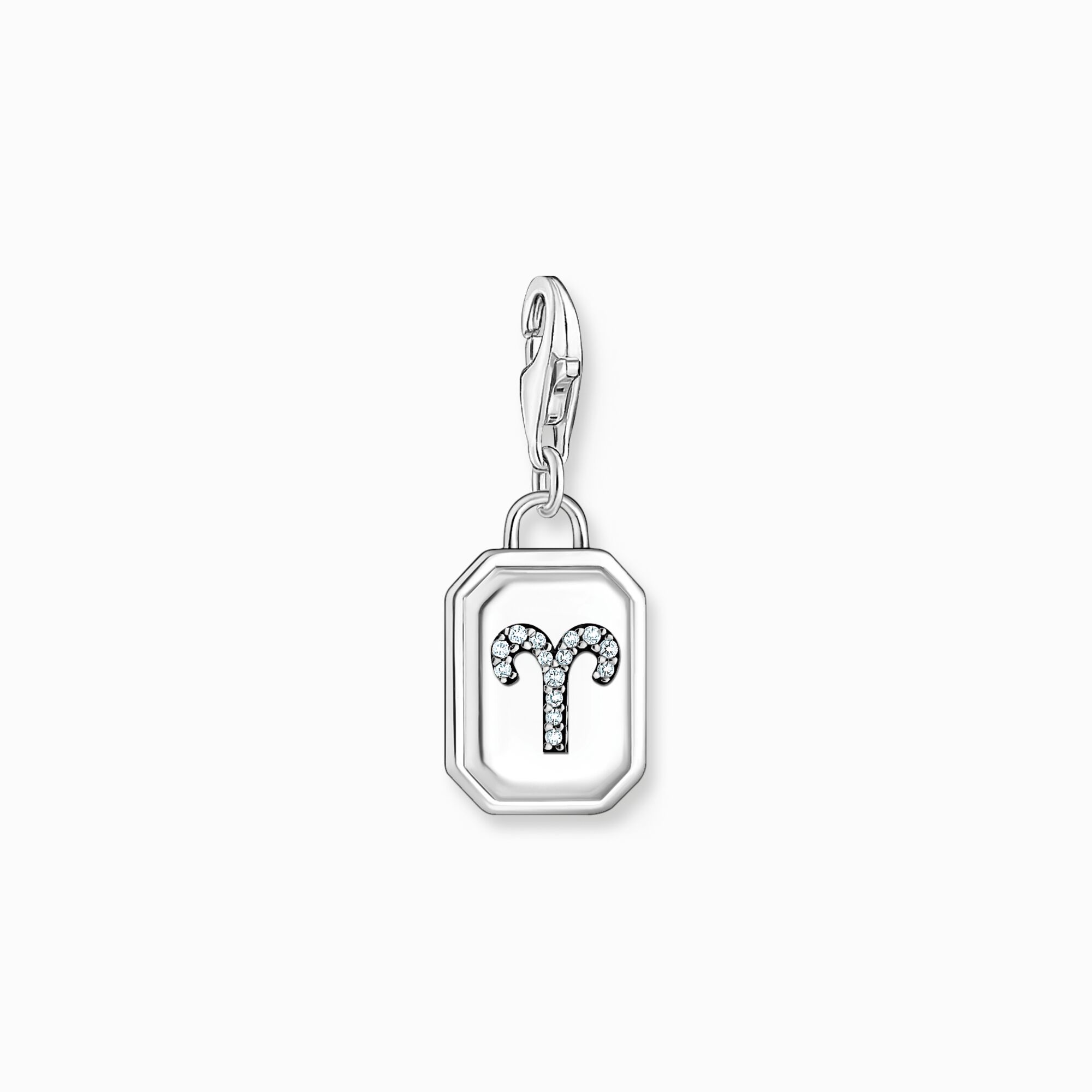 Charm de plata con el signo del Zodiaco Aries con piedras de la colección Charm Club en la tienda online de THOMAS SABO